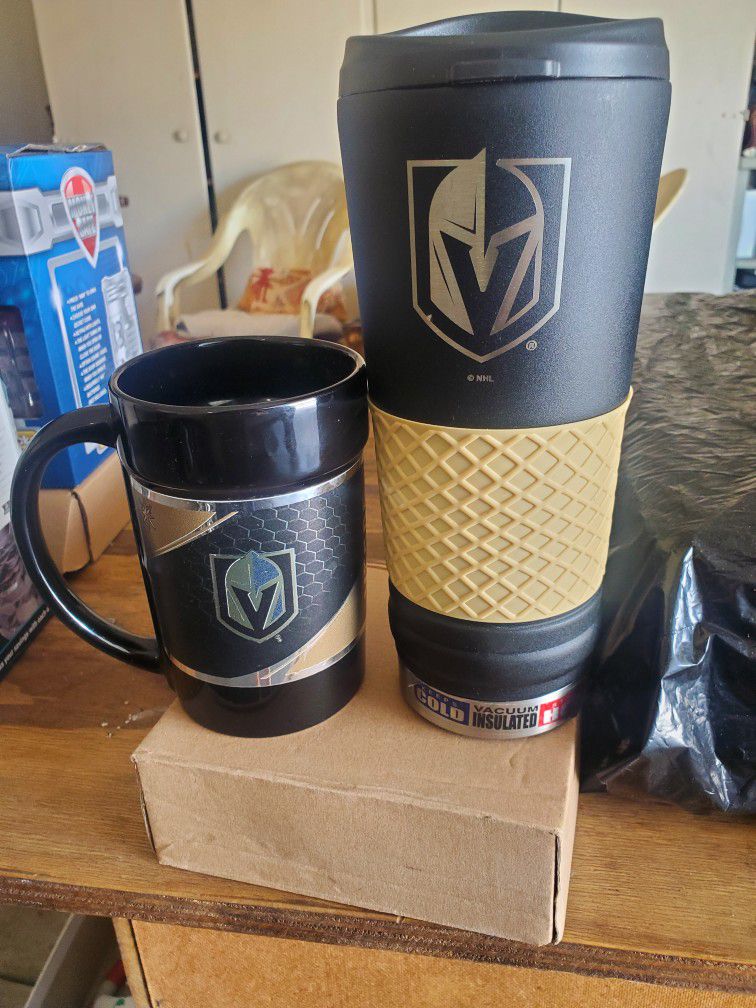 Brand New Vegas Golden Knights Tumbler And Lg Coffee ☕️ Cup Both For $30