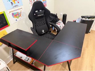 Gaming table and chair