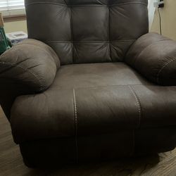 Chocolate Brown Recliner 