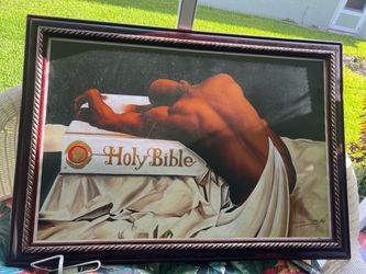 Framed Holy Bible Devotional Art Print