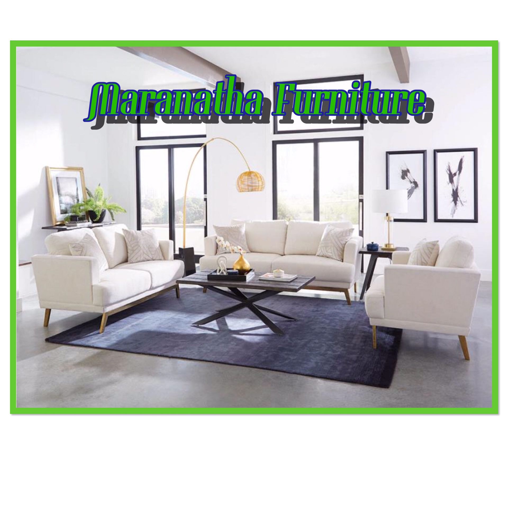 2 PCS Sofá and love Seat in Offer (506361)