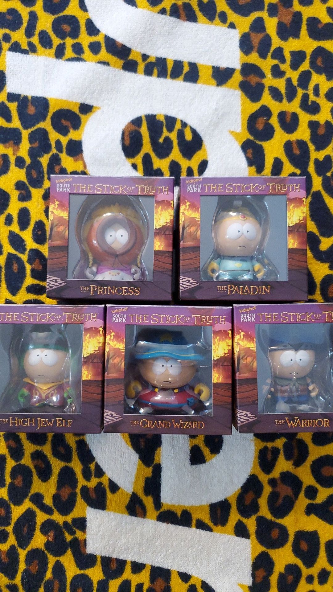 Kidrobot x South Park Stick of Truth - Complete Set