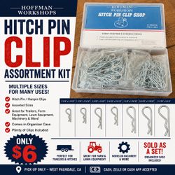 🔧 Hitch Pin Clip Assortment Kit – $6