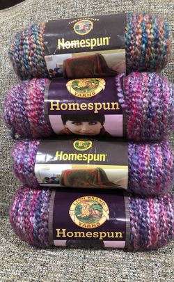 4 of Lion Brand Yarn Homespun