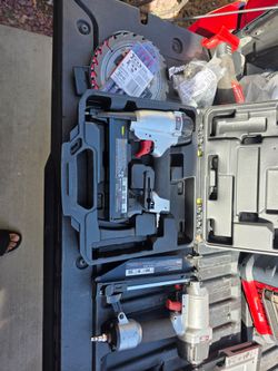 Porter cable air guns and a dremel