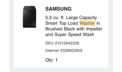 Samsung Washer
