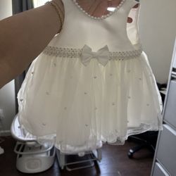 White baby dress