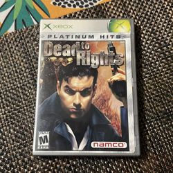 Free Dead To Rights  XBOX Game