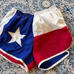American Flag Size M Shorts 