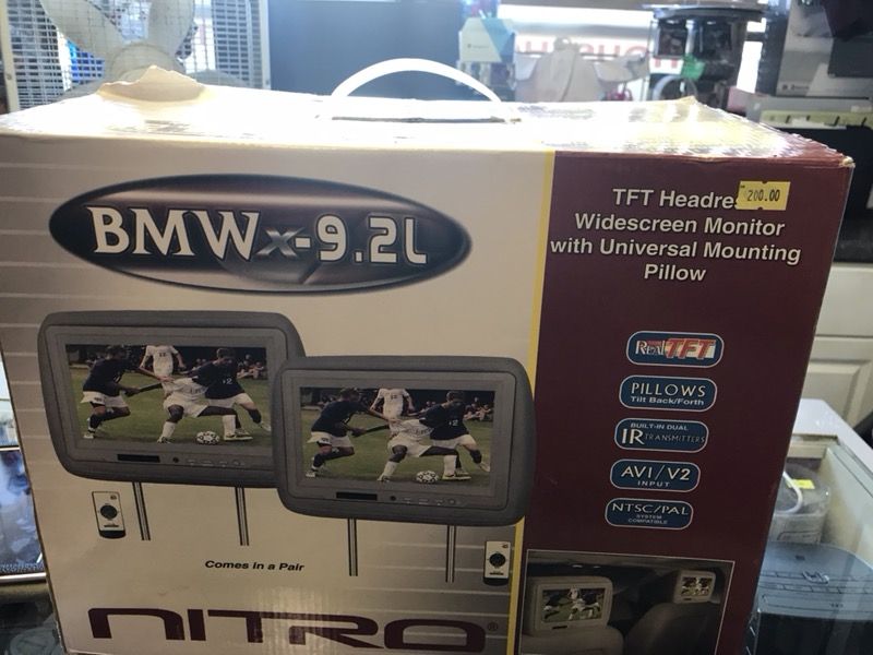 Headrest tv monitors