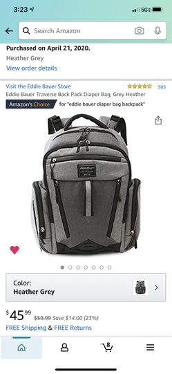 Diaper bag Eddie Bauer