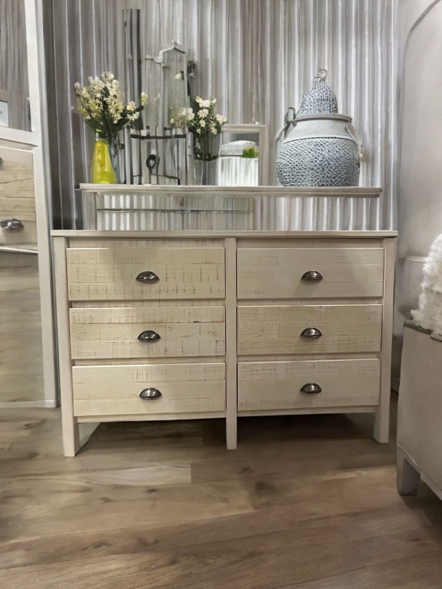Grain Wood Furniture Montauk 6-drawer Dresser - Rustic Off-White