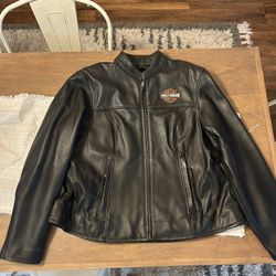 Harley Davidson Women’s 2006 Leather Jacket Size 1W