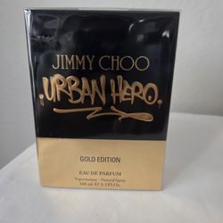 JIMMY CHOO URBAN HERO GOLD EDITION 3.3oz/100ml, NEW SEALED BOX 