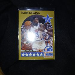 Patrick Ewing All Star East Card