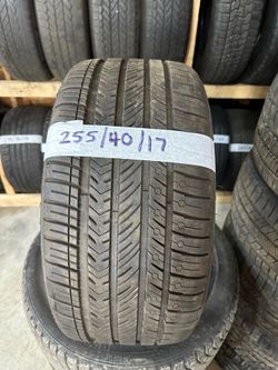 Michelin Pilot Sport A/S 4 Tire 255/40R17 – Like New – Single Tire