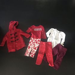 Girls Red Lot Sz 2t