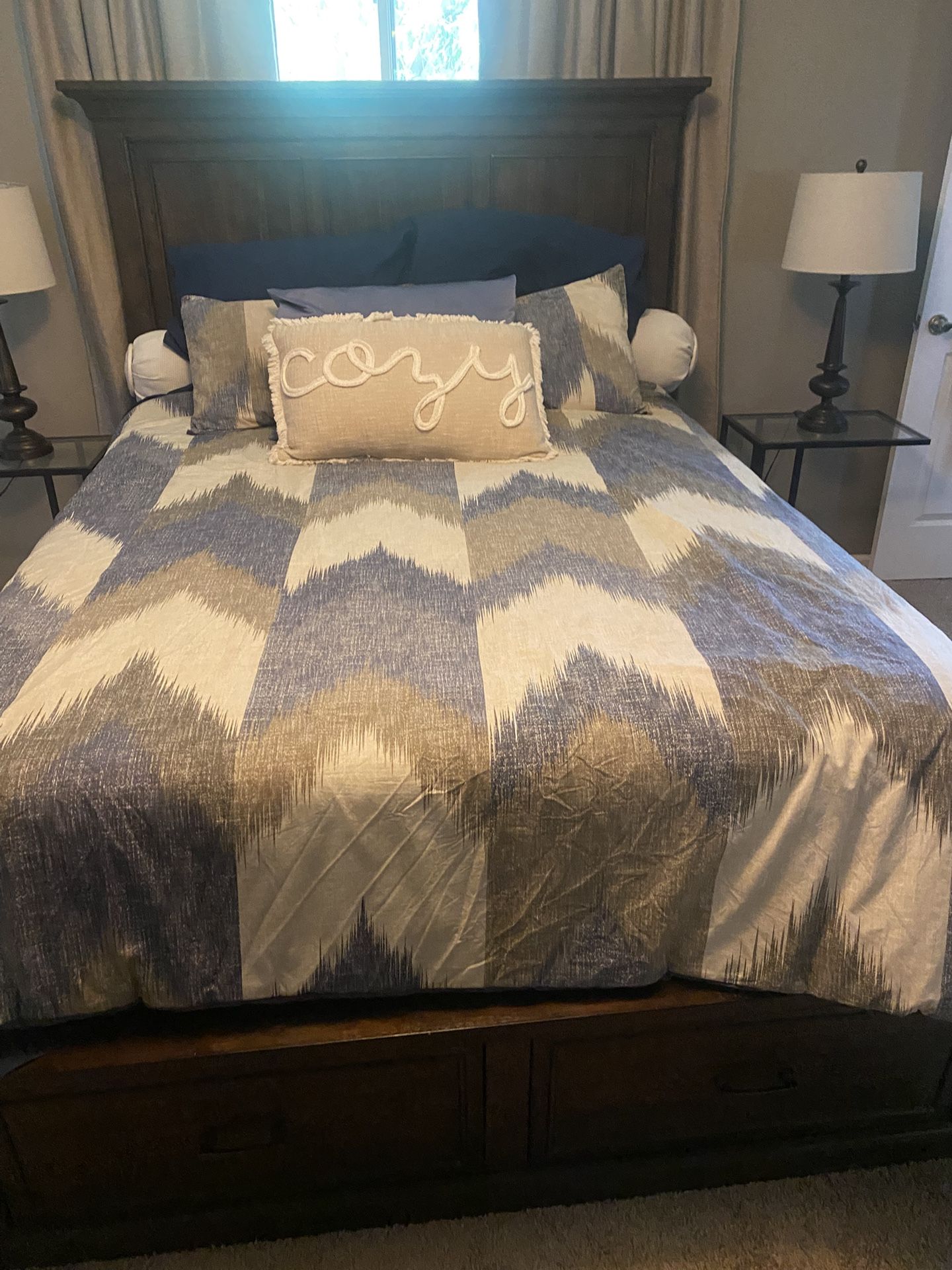 3 Piece Queen Bedroom Set - Includes Icloud by Seley firm queen mattress