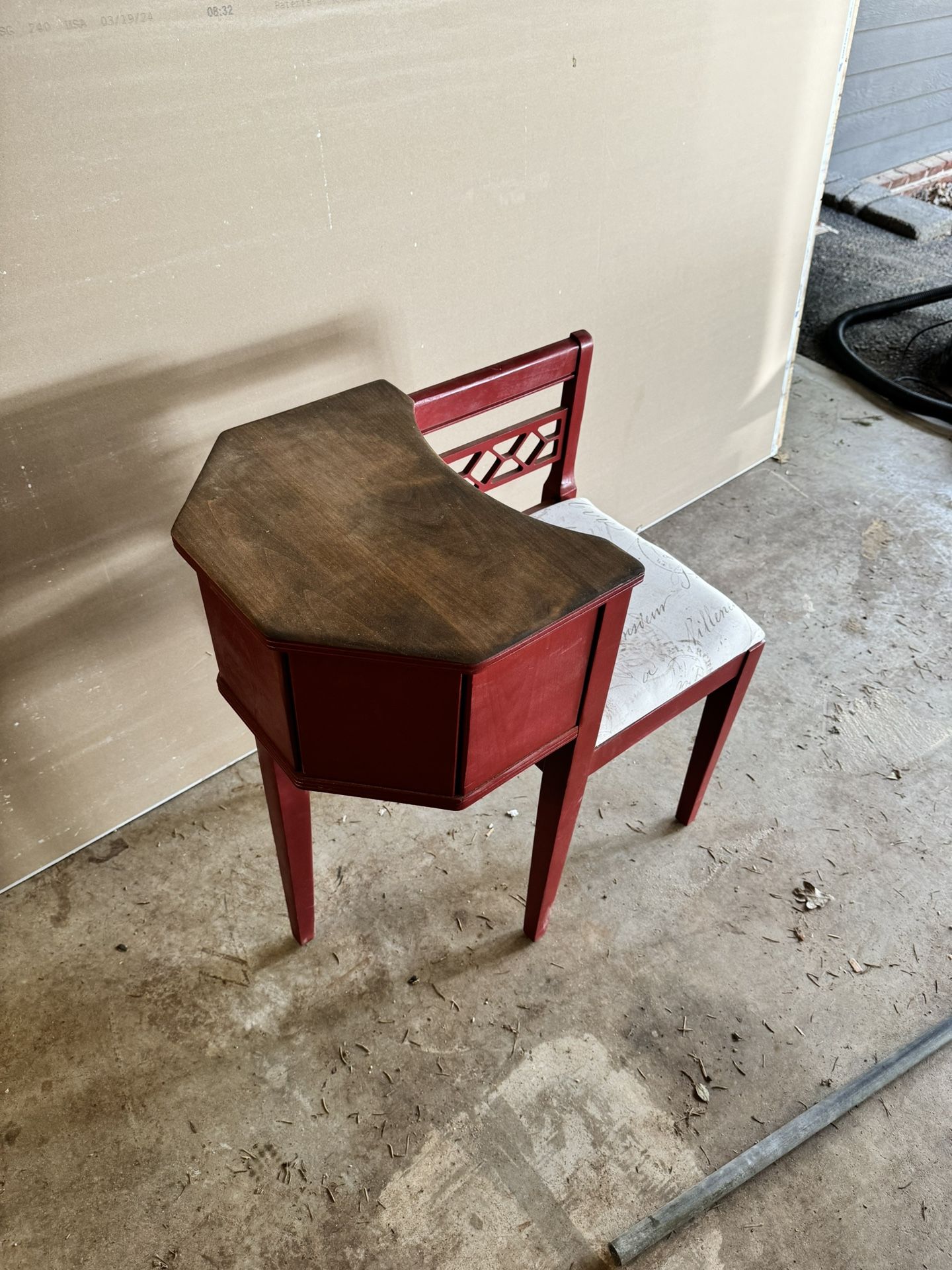 Antique Telephone Chair 