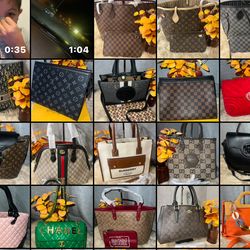 Designer fashion bags, shoulder bags,  cross body bags and more