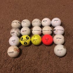 17 Golf Balls