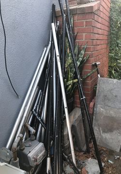 Event back drop Aluminum poles
