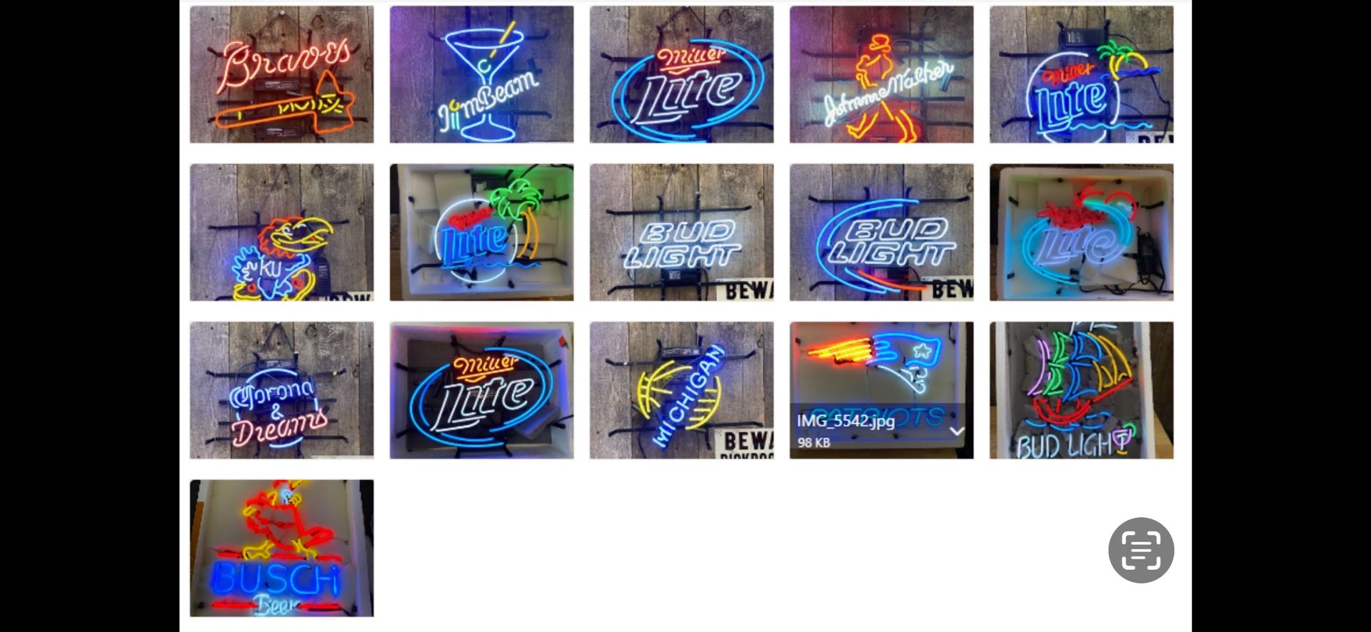 Real Glass Tube Neon Signs
