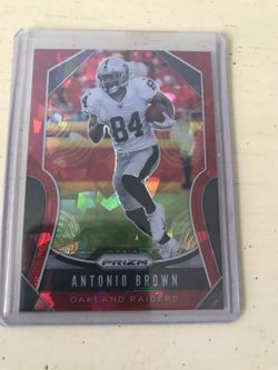 2019-20 Antonio Brown Raiders Prizm