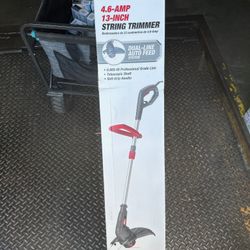 Hyper Tough 4.6-Amp 13in Electric String Trimmer HT21-401-002-04 HT21-401-002-04