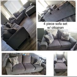 4 peace sofa set