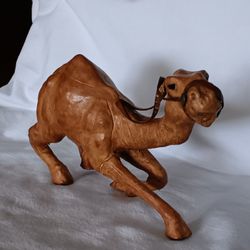 Vintage Leather Wrapped Camel  8x4