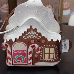 New Gingerbread House Crossbody Bag Purse BBW 7.3"H x 5.5"L x 3"W