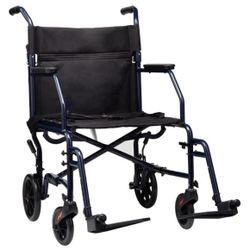 Equate Lightweight Foldable Steel Wheelchair