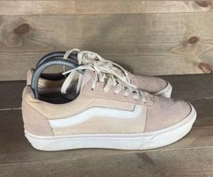 Pick And White Vans Size:6