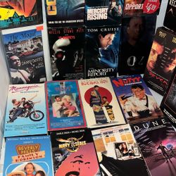 VHS VCR Movie Bundle Lot All For $40