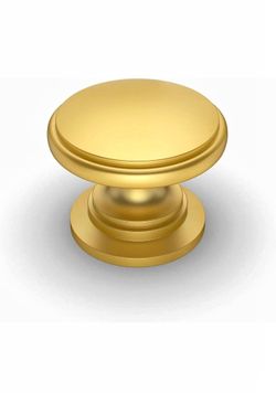 10 Pack 1-1/4 inch Kitchen Cabinet Knobs, Brushed Gold 10 Pack 1-1/4 inch Kitchen Cabinet Knobs, Brushed Gold 10 Pack 1-1/4 inch Kitchen Cabinet Knobs