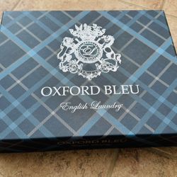 EMPTY Oxford Bleu English Laundry Cologne Gift Boxes - about 11.5” x 9.25” x 2.5” - 2 for $5 