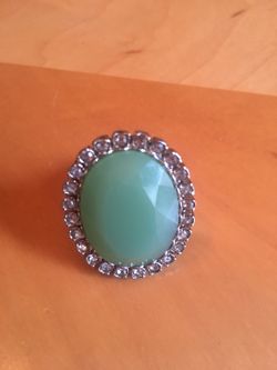 Beautiful Sparkling Jade Ring