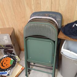 Lot Of Six Folding Chairs