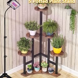 All New Corner Plant Stand 6 Tiered Shelf