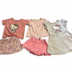 Girls Hello Kitty Clothing Bundle 5 Pieces (4 yrs)