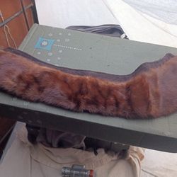 Brown Mink Fur Shoulder Wrap