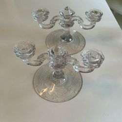 Beautiful Vintage Candle Holders