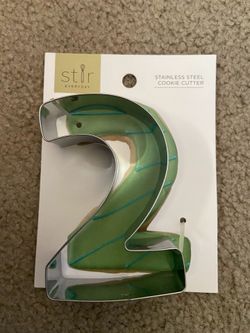 Stir Everyday Stainless Steel Number 2 Cookie Cutter