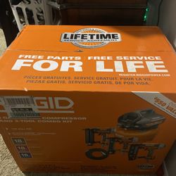 Ridgid Compressor Combo