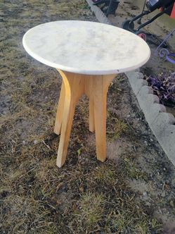 Flower pot with Marble Top Stand