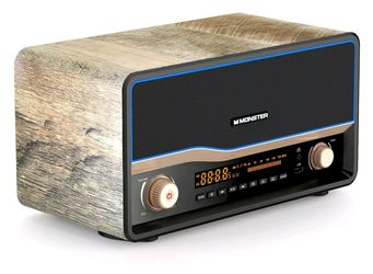 New in box MONSTER bluetooth speaker with wireless charger