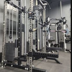 ⛔️ULTIMATE PRO SERIES 3 IN 1 HEAVY DUTY COMMERCIAL GRADE SMITH/FUNCTIONAL TRAINER POWER RACK 400 LBS STACK WEIGHTS (BRAND NEW )