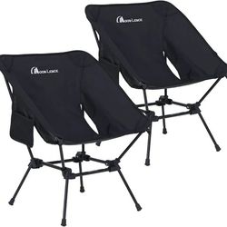 MOON LENCE Portable Camping Chair, Backpacking Chair, Ultralight & Compact, 400 lbs Capacity, for Outdoor Camp, Travel, Beach, Picnic, Hiking