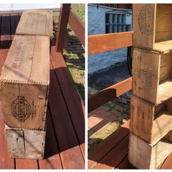 4 Old Explosives Crates